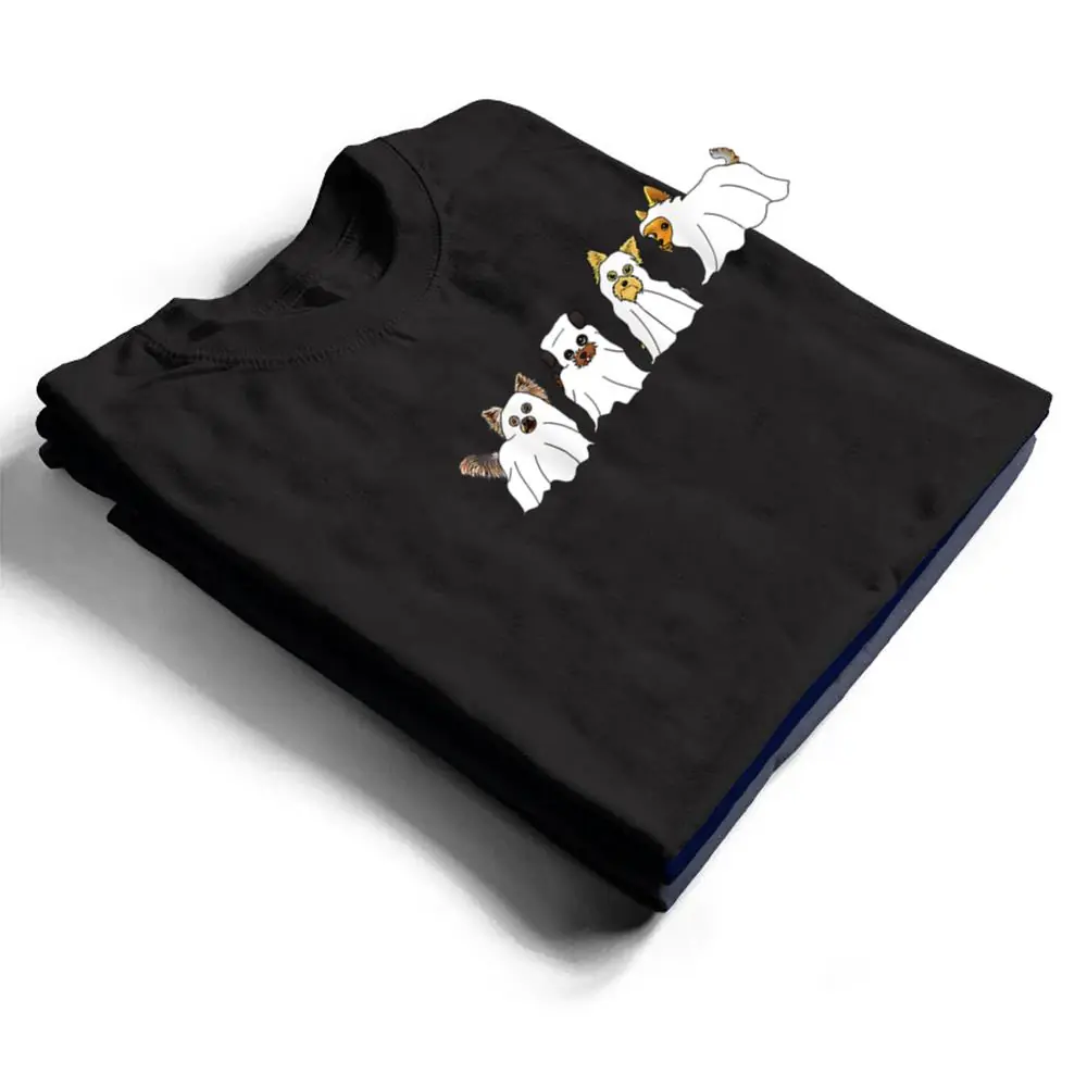 Boo-Yorkie-Ghost-Dog-Pet-Animal-Funny-Halloween-Costume-T-Shirt-1 Boo Yorkie Ghost Dog Pet Animal Funny Halloween Costume T Shirt