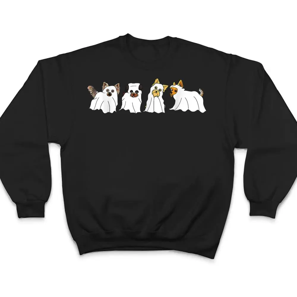 Boo-Yorkie-Ghost-Dog-Pet-Animal-Funny-Halloween-Costume-T-Shirt-4 Boo Yorkie Ghost Dog Pet Animal Funny Halloween Costume T Shirt