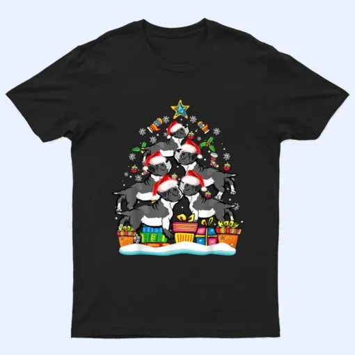 Boxer Christmas Tree Ornament Santa Hat Dog Lover Xmas T Shirt