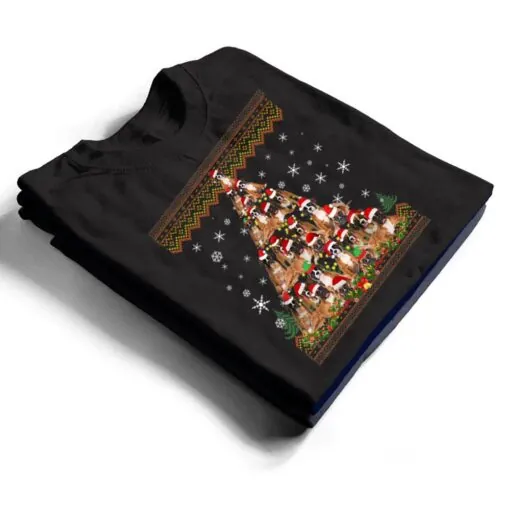 Boxer Dog Christmas Lights Christmas Ver 2 T Shirt