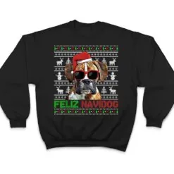 Boxer Dog Feliz Navidog Funny Christmas T Shirt Boxer Dog Feliz Navidog Funny Christmas T Shirt