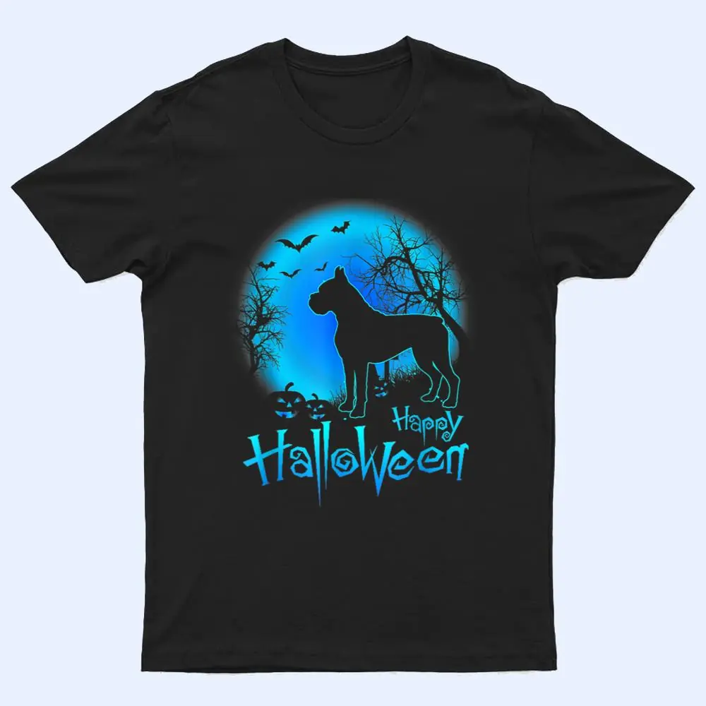 Boxer Dog in The Moon Halloween T Shirt Boxer Dog in The Moon Halloween T Shirt