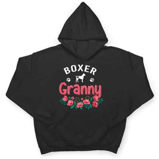 Boxer Granny Gifts Cute Dog Lover Owner Christmas Mom T Shirt