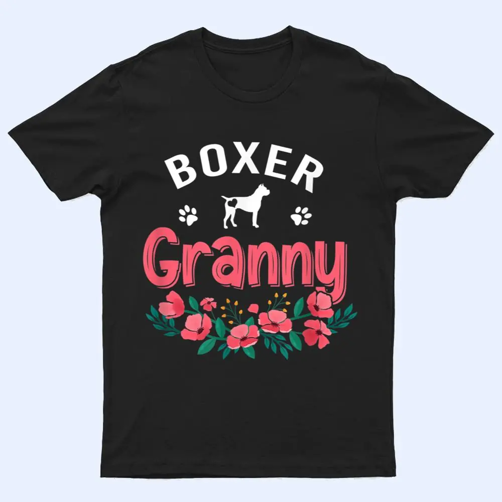 Boxer Granny Gifts Cute Dog Lover Owner Christmas Mom T Shirt Boxer Granny Gifts Cute Dog Lover Owner Christmas Mom T Shirt