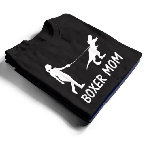 Boxer Mom Dog Boxer Mama Dinosaur Women Mother's Day T Shirt