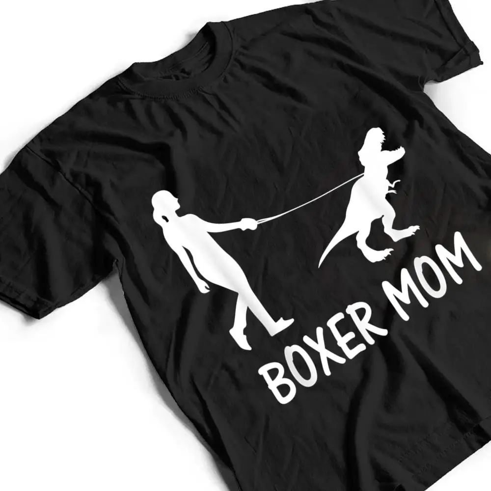 Boxer-Mom-Dog-Boxer-Mama-Dinosaur-Women-Mothers-Day-T-Shirt-2 Boxer Mom Dog Boxer Mama Dinosaur Women Mother's Day T Shirt