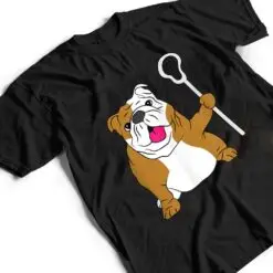 Bulldog Dog Lacrosse Design LAX Dad T Shirt Bulldog Dog Lacrosse Design LAX Dad T Shirt