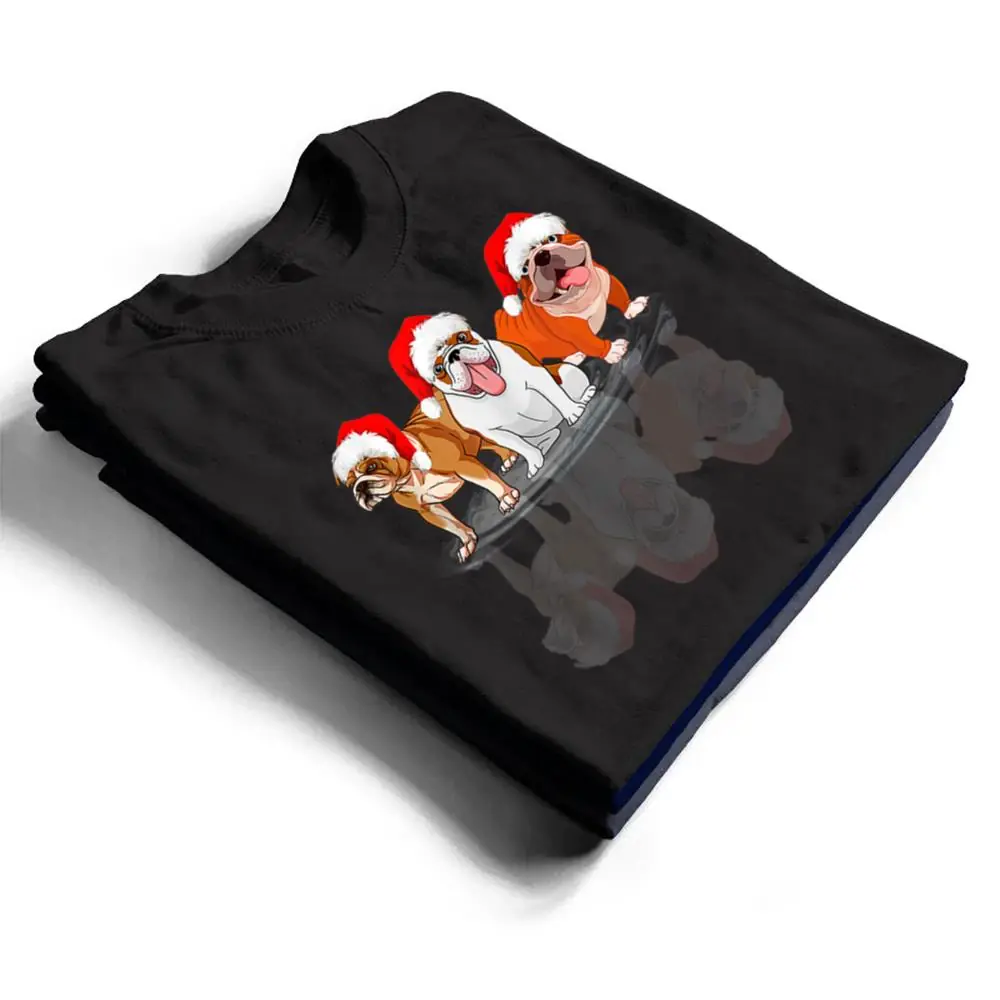Bulldog-Dog-Lights-Christmas-Matching-Family-T-Shirt-1 Bulldog Dog Lights Christmas Matching Family T Shirt
