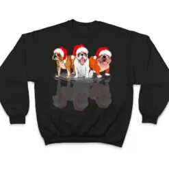 Bulldog Dog Lights Christmas Matching Family T Shirt Bulldog Dog Lights Christmas Matching Family T Shirt