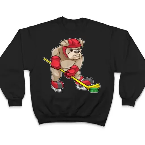 Bulldog Ice hockey Ice hockey stick Sports T Shirt