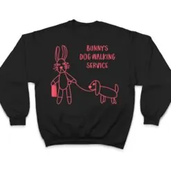 Bunny's Dog Walking Service T Shirt Bunny's Dog Walking Service T Shirt
