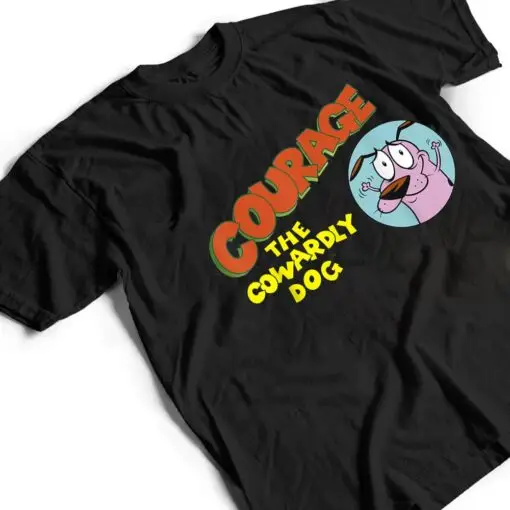 CN Courage The Cowardly Dog Title Logo T Shirt