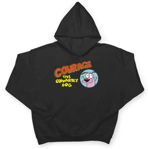 CN Courage The Cowardly Dog Title Logo T Shirt