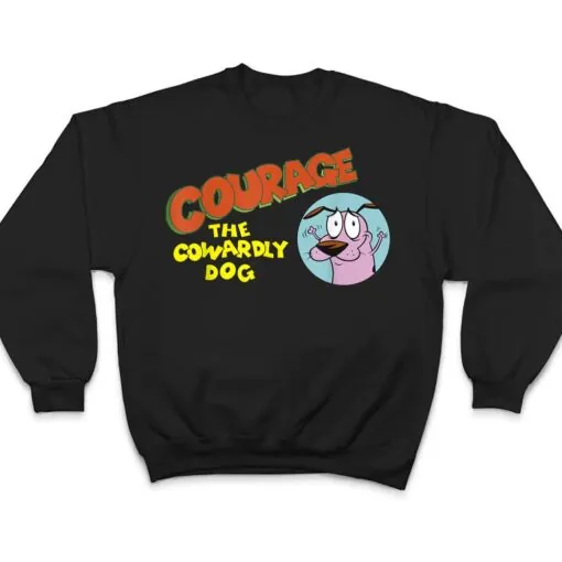 CN Courage The Cowardly Dog Title Logo T Shirt