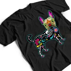 Calavera French Bulldog Frenchie Dia de Muertos Halloween T Shirt Calavera French Bulldog Frenchie Dia de Muertos Halloween T Shirt