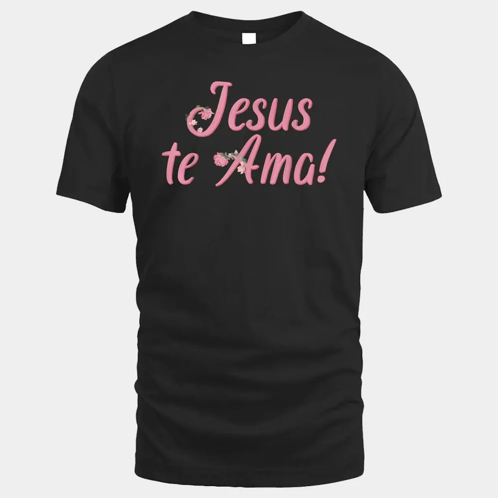 Camisetas Cristianas en espanol Frases Biblia Jesus Te Ama