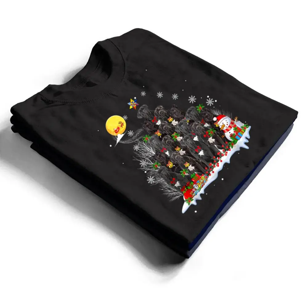 Cane Corso Dog Lover Matching Santa Christmas Tree T Shirt