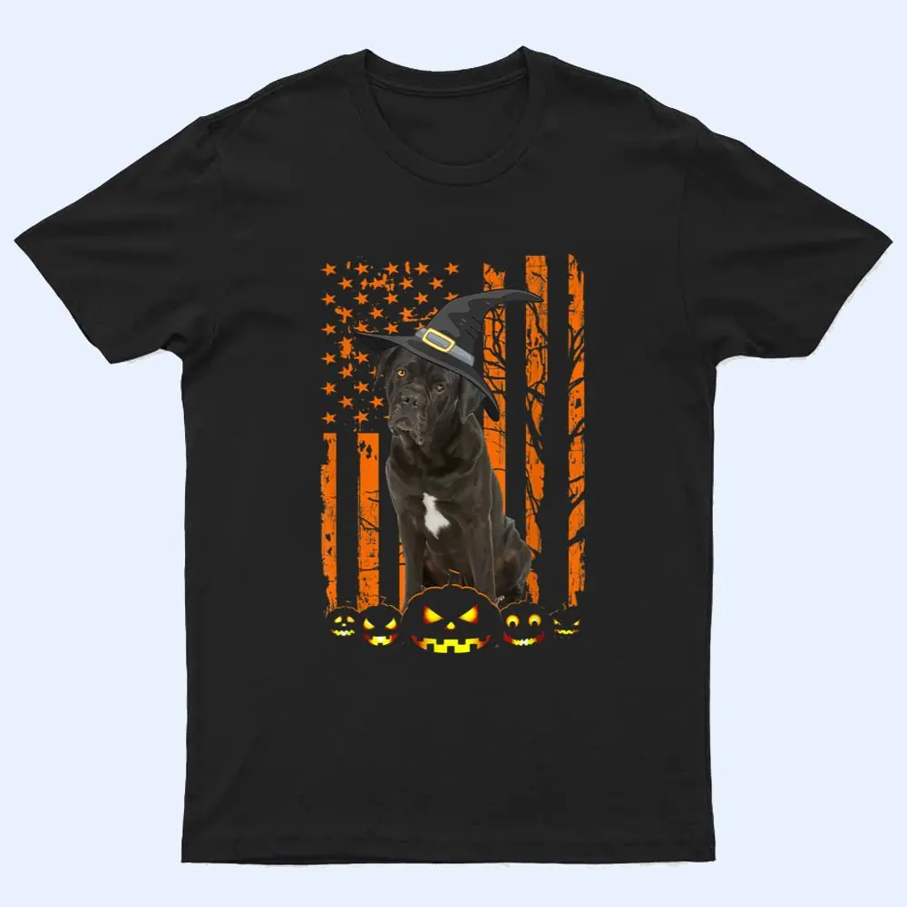 Cane Corso Dog Pumpkin American Flag Vintage Halloween Witch T Shirt Cane Corso Dog Pumpkin American Flag Vintage Halloween Witch T Shirt
