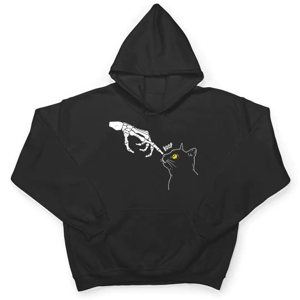 Cat-Black-Lover-Skeleton-Hand-Boop-Funny-Halloween-T-Shirt-3 Cat Black Lover Skeleton Hand Boop Funny Halloween T Shirt