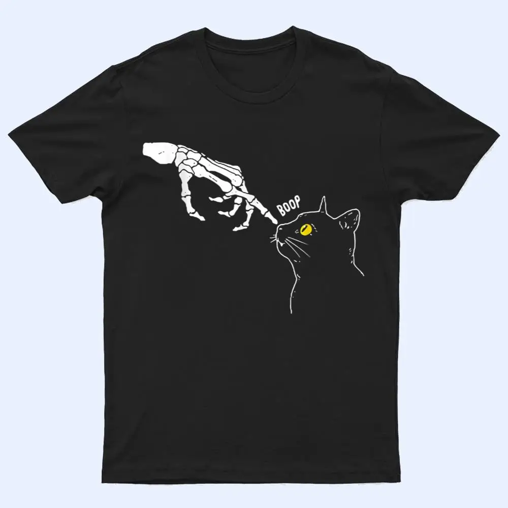 Cat Black Lover Skeleton Hand Boop Funny Halloween T Shirt Cat Black Lover Skeleton Hand Boop Funny Halloween T Shirt