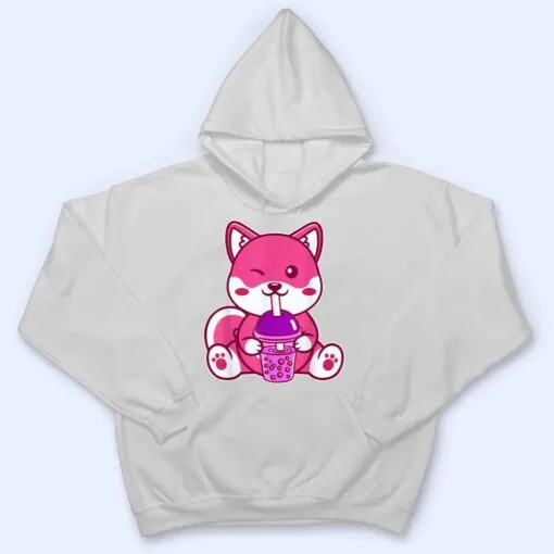 Cat Boba Cute Bubble Tea Anime Neko Kawaii for Girls T Shirt