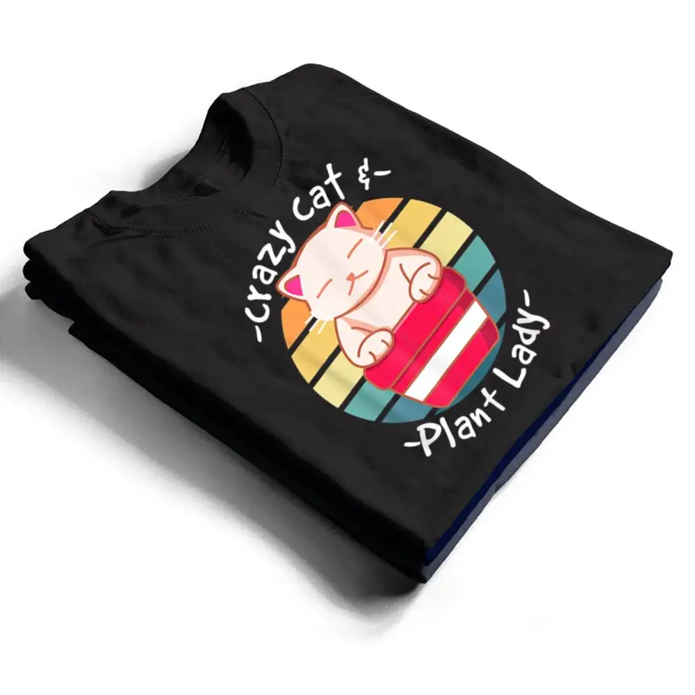Cat-Cactus-Succulent-Crazy-Cat-Lady-Gardening-T-Shirt-1 Cat Cactus Succulent Crazy Cat Lady Gardening T Shirt