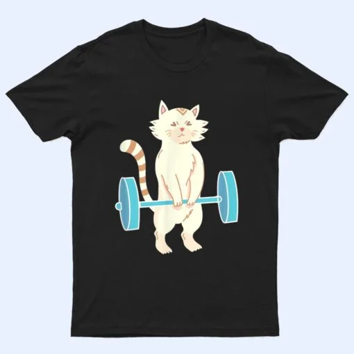 Cat Deadlift  - Cat Powerlifting T Shirt