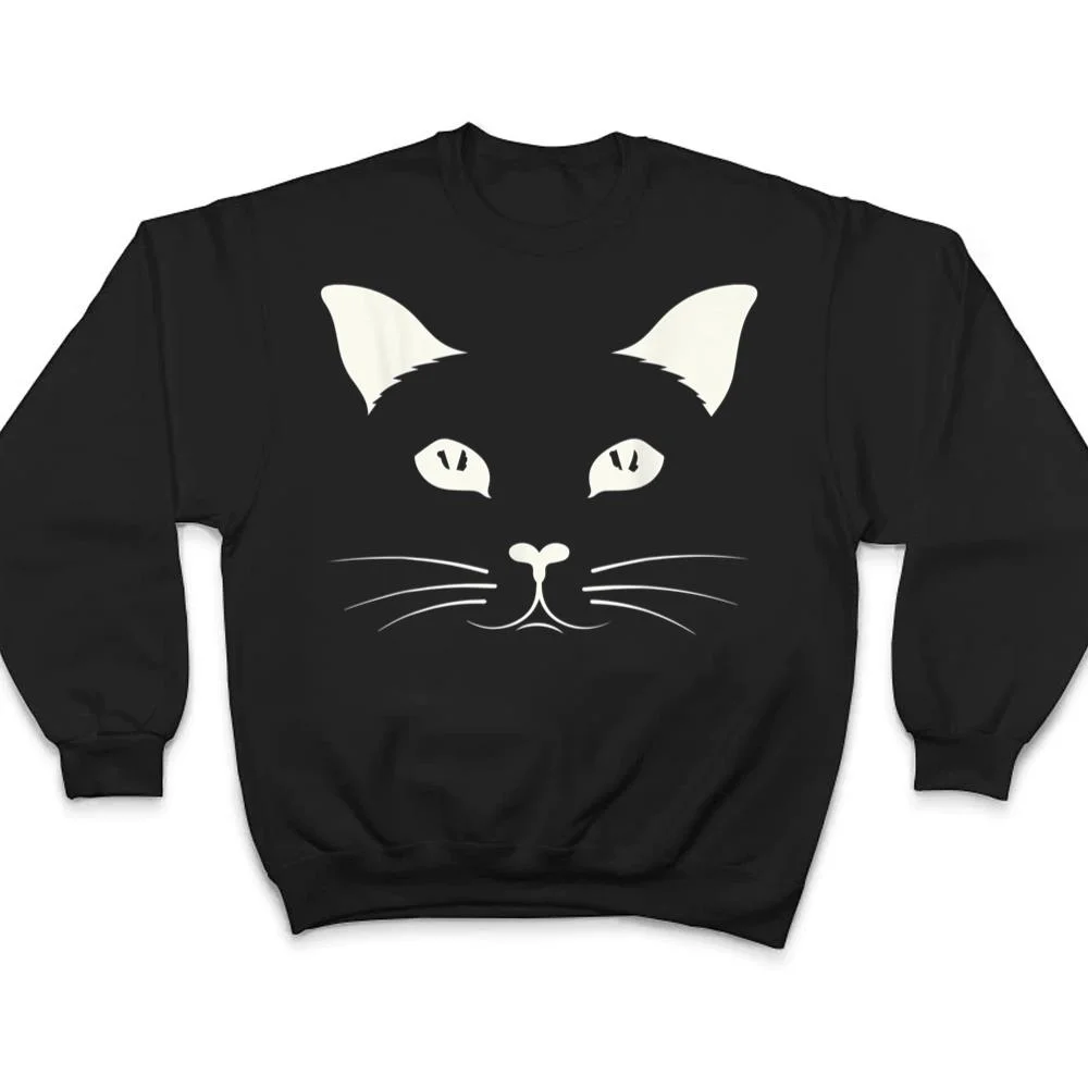 Cat-Face-Halloween-Costumes-Gifts-T-Shirt-4 Cat Face Halloween Costumes Gifts T Shirt