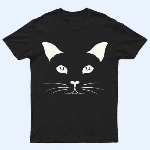 Cat Face Halloween Costumes Gifts T Shirt