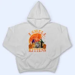 Cat Halloween-Shirt I Smell Kittens Black Cat Witch Hat Cute Premium T Shirt