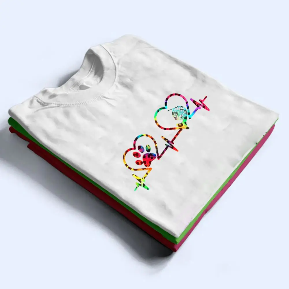 Cat-Heartbeat-Leopard-Rainbow-Ie-Dye-French-Horn-Player-T-Shirt-1 Cat Heartbeat Leopard Rainbow Ie Dye French Horn Player T Shirt