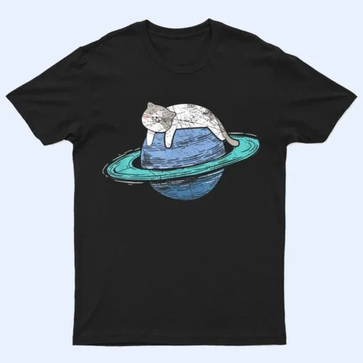 Cat Lover Astronomy Elescope Astronomer Galaxy Stars T Shirt