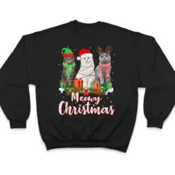 Cat Meowy Family Matching Christmas Pajamas Santa Cats Xmas T Shirt Cat Meowy Family Matching Christmas Pajamas Santa Cats Xmas T Shirt