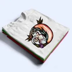 Cat Moon Flower Art Nature Kitty Cats T Shirt Cat Moon Flower Art Nature Kitty Cats T Shirt