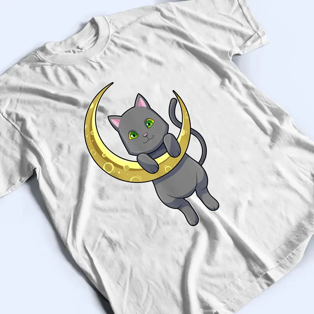Cat-Night-Moon-T-Shirt-2 Cat Night Moon T Shirt