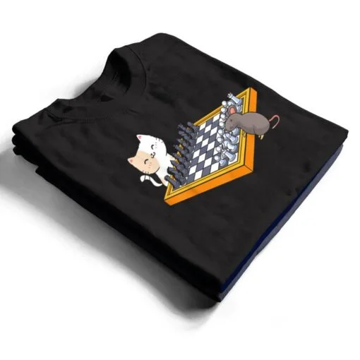 Cat Owner Chess Board Grandmaster Board Game Chess Player T Shirt