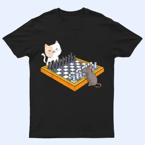 Cat Owner Chess Board Grandmaster Board Game Chess Player T Shirt