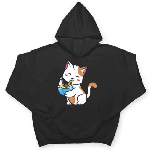 Cat Ramen Anime Kawaii Teen gift T Shirt