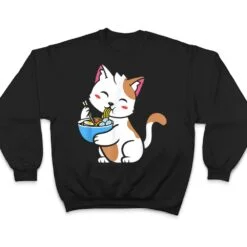 Cat Ramen Anime Kawaii Teen gift T Shirt