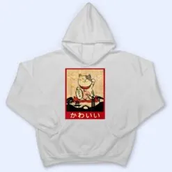 Cat Ramen Bowl Anime Japanese Noodles Kawaii Neko Girls Gift T Shirt