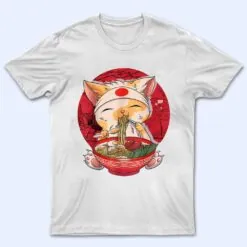 Cat Ramen Kawaii Anime Japanese Food Girls Official nager Ver 2 T Shirt