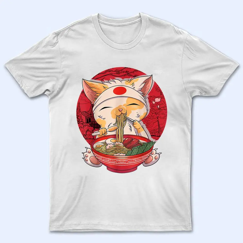 Cat Ramen Kawaii Anime Japanese Food Girls Official nager Ver 2 T Shirt Cat Ramen Kawaii Anime Japanese Food Girls Official nager Ver 2 T Shirt