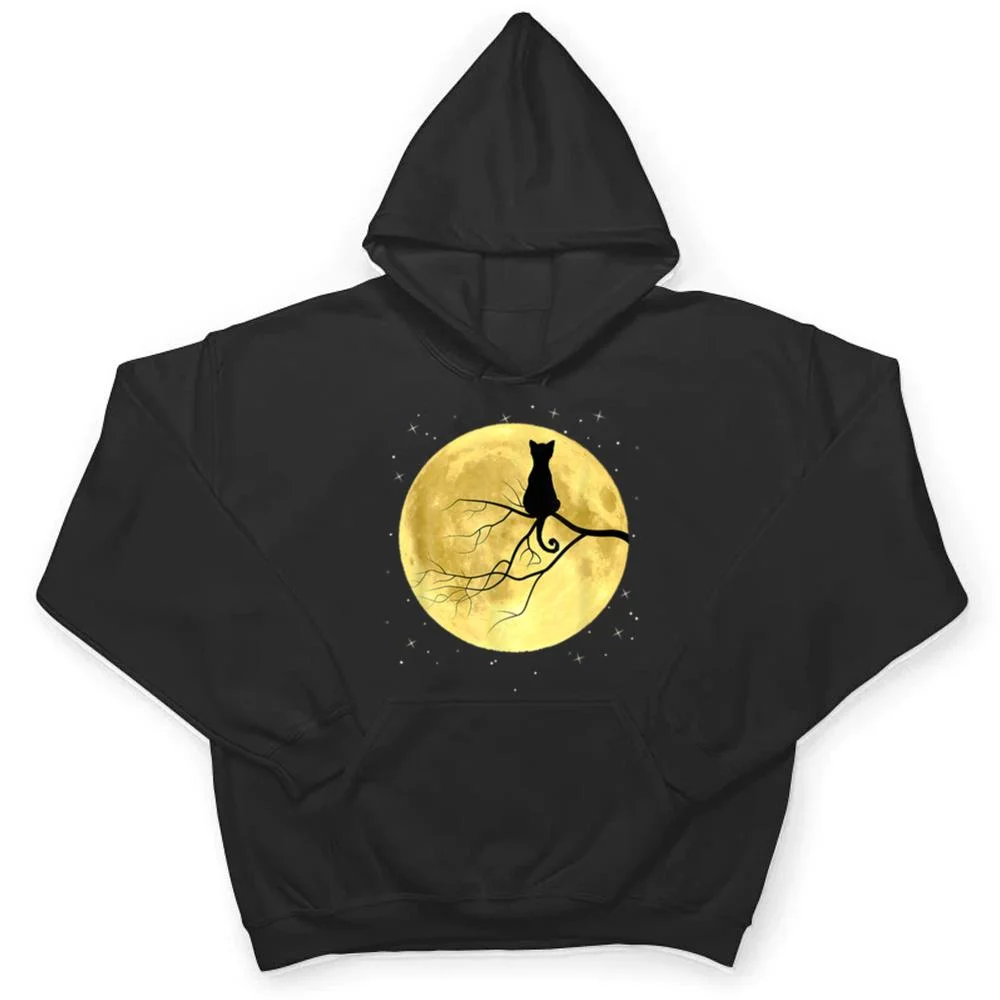 Cat-Silhouette-On-Moon-Mystical-Cat-Halloween-Cat-And-Moon-T-Shirt-3 Cat Silhouette On Moon Mystical Cat Halloween Cat And Moon T Shirt