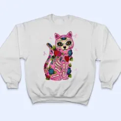 Cat Sugar Skull Mexico Breast Cancer Pink Ribbon T Shirt Cat Sugar Skull Mexico Breast Cancer Pink Ribbon T Shirt