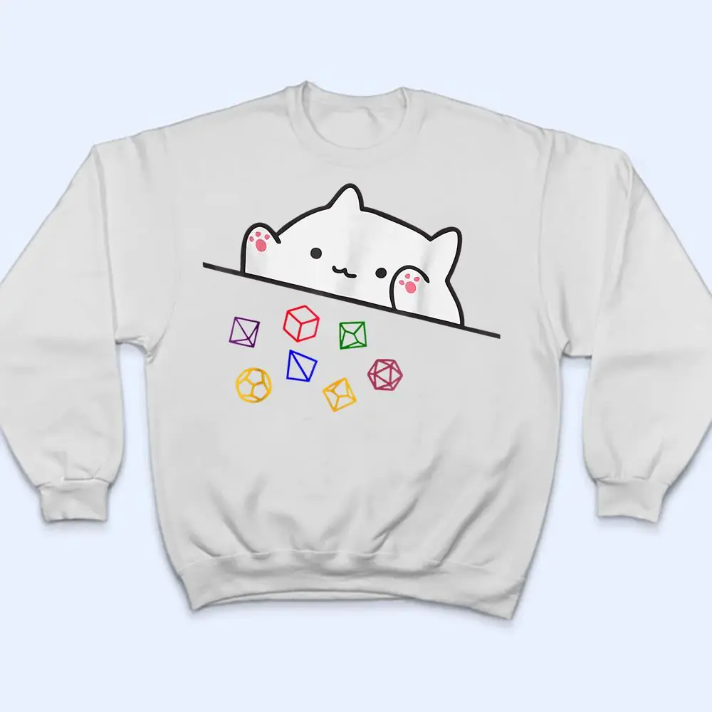 Cat-Throwing-Dice-Tabletop-Games-Cute-Kawaii-Animal-Lover-T-Shirt-4 Cat Throwing Dice Tabletop Games Cute Kawaii Animal Lover T Shirt