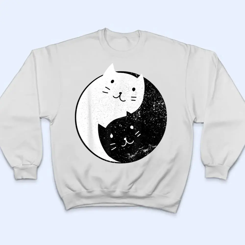 Cat-Yin-Yang-T-Shirt-4 Cat Yin-Yang T Shirt