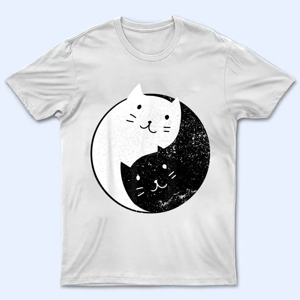 Cat Yin-Yang T Shirt Cat Yin-Yang T Shirt