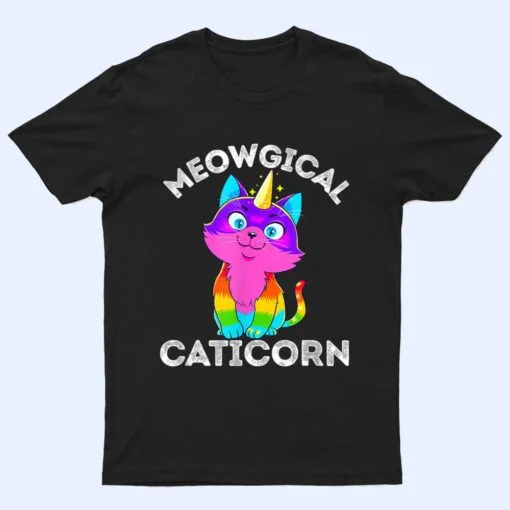 Caticorn Rainbow Funny My Cat is a Magical Unicorn Kittycorn T Shirt
