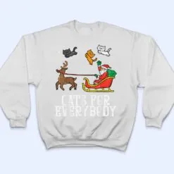 Cats For Everybody Christmas Cat Funny Xmas Women Santa_1 T Shirt Cats For Everybody Christmas Cat Funny Xmas Women Santa_1 T Shirt