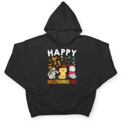 Cats Happy HalloThanksMas Thanksgiving Christmas T Shirt Cats Happy HalloThanksMas Thanksgiving Christmas T Shirt
